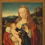 Maria lactans met peer - Meester van Frankfurt - 1500 - 1524