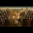 De leden van de Mechelse gilde van de grote kruisboog - Meester van de Mechelse Sint-Jorisgilde - 1497
