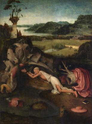 Jheronimus Bosch, Saint Jerome, Museum of Fine Arts, Ghent.