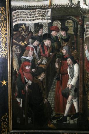 Jan van Brussel, The duality of Justice (detail), ca. 1499 © SRAL