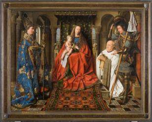 Jan van Eyck, Madonna with Canon Joris Van der Paele, Groeninge Museum, Bruges