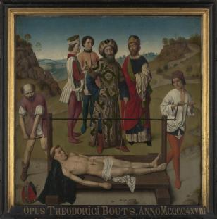 Dieric Bouts, De marteling van de heilige Erasmus, 1464