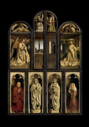 Brothers van Eyck, The Adoration of the Lamb (closed)