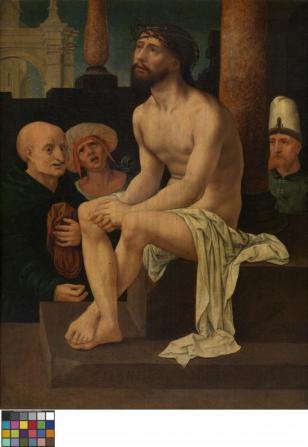 Christ sitting on the Cold Stone - Follower of Jan Gossaert