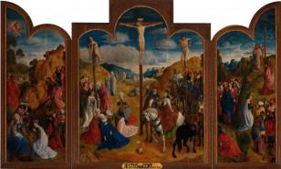 Crucifixion Altarpiece - Joos van Wassenhove