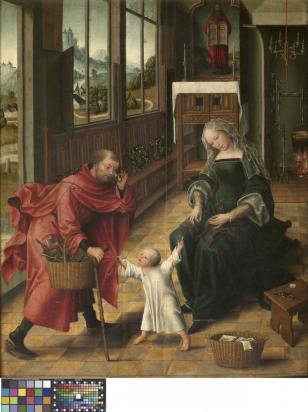 The Holy Family - Master of the Legend of the Holy Magdalen
