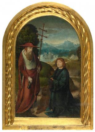 Saint Jerome and Donor - Anonymous Master, Southern Low Countries, 1st Quarter of the 16th Century  - 1500 - 1515