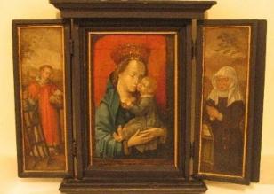 Triptych with the Virgin and Child - Unknown - 15th century
