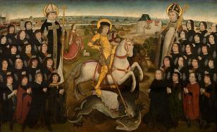 The Members of the Guild of the Large Crossbow of Malines - Master of the Guild of Saint George - 1497