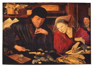 The Banker and his Wife - Copy after Marinus van Reymerswale