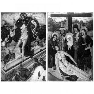 Pieta and Resurrection - Castilla, End of the 15th Century Anonymous Master - 1490 - 1500