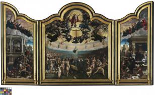 Last Judgement and the seven Acts of Mercy - Bernard van Orley