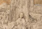 Jan van Eyck, Heilige Barbara van Nicomedië, KMSKA, Antwerpen.