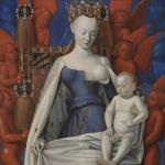 Madonna omringd door serafijnen en cherubijnen - Jean Fouquet - 1452