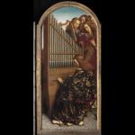 De Aanbidding van het Lam Gods (Musicerende engelen) - Jan van Eyck - 1432