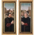 Portraits of Filips Dominicle and Barbara Ommejaeghere - Bruges, Middle of the 16th Century Anonymous Master - 1551 - 1560