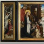 Geboorte van Jezus, Annunciatie en Gedeon - Anonymous - 1475 - 1499