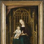 Virgin and Child Enthroned - Master of the Legend of the Holy Magdalen - 1490 - 1500