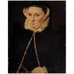 Portret van een vrouw - Zuidelijke Nederlanden, midden 16de eeuw Anonieme meester - 1550 - 1560