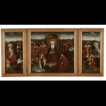 The Family of Saint Anne (open), Noli me tangere (closed)
also known as the Poortakker Triptych - Master of the Holy Family with Saint Anne - 1500 - 1510