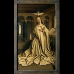 De Aanbidding van het Lam Gods (Maria in gebed) - Jan van Eyck - 1432