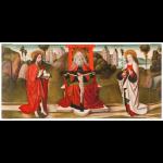 Genadestoel met Johannes de Doper en Johannes de Evangelist - Anonieme meester - 1475 - 1499