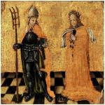 Saint Arnold of Soissons and Saint Godeleva - Ghent, Middle of the 15th Century Anonymous Master - 1450