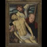 Kruisafneming en de heilige Andreas - Brugge, einde 15de eeuw Anonieme meester - 1491 - 1519
