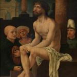 Christus op de koude steen - navolger van Jan Gossaert
