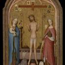 Man van Smarten met de Madonna en de heilige Catharina van Alexandrië - Meester van de Heilige Veronica