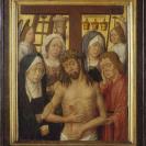 Man van Smarten omringd door Passiewerktuigen - Hans Memling - 1476 - 1510