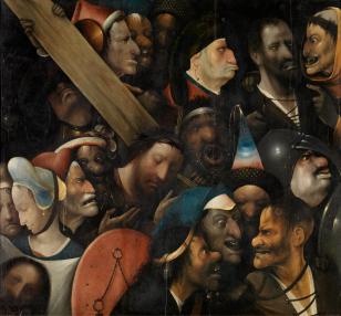 Jheronimus Bosch, Christ carrying the cross, Museum of Fine Arts, Ghent.