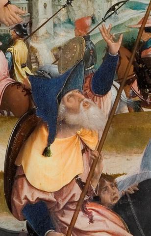 Jan Provoost, Kruisiging (detail), ca. 1501-05, Groeningemuseum, Brugge.