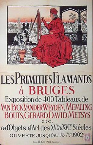 Poster Les Primitifs Flamands 1902
