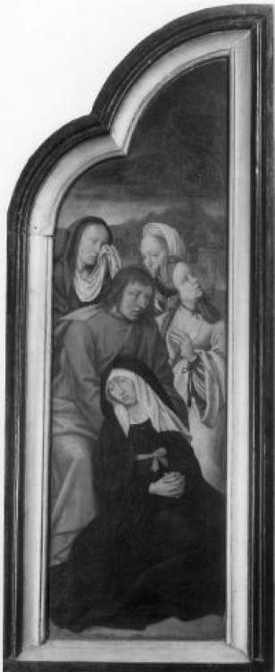 Maria, Johannes, de heilige vrouwen en soldaten - Anonieme meester - 1500 - 1510