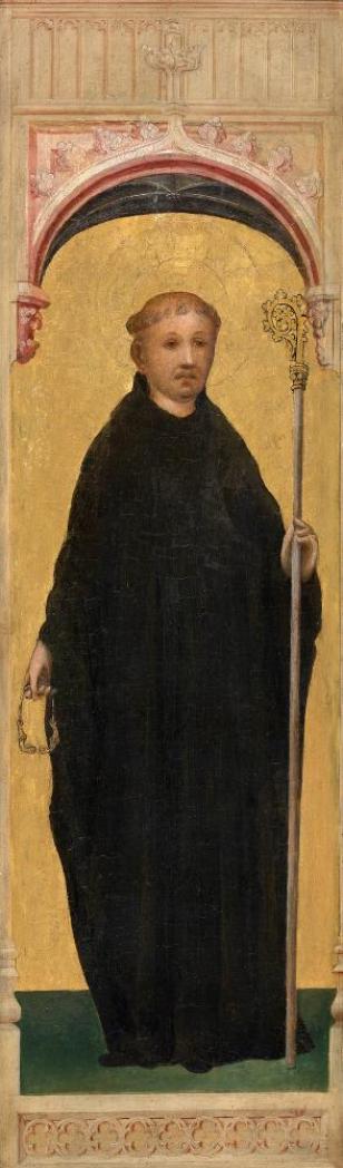 Saint Leonard of Noblac - Anonymous Master, German School, Köln, 1st Quarter of the 15th Century