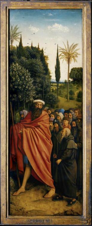 The Adoration of the Lamb (The pilgrims) - Jan van Eyck - 1432
