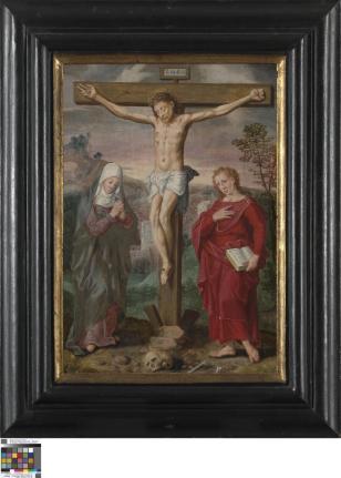 Crucified Christ with Mary and John - Southern Low Countries, End of the 16th Century Anonymous Master - 1580 - 1599