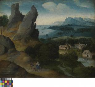 Landscape with the Flight into Egypt - Joachim Patinir - 1516 - 1517
