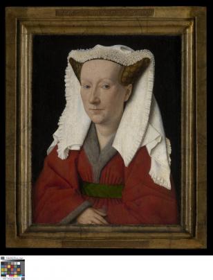 Portret van Margareta van Eyck - Jan van Eyck - 1439