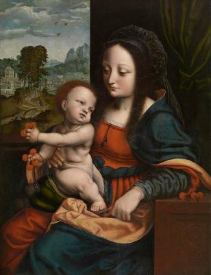Madonna - Anonymous Master, Southern Low Countries, 1st Half of the 16th Century