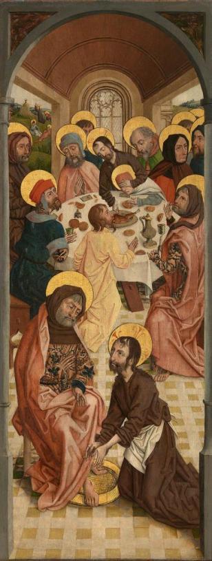 Christ Washing the Feet of the Apostles and Last Supper - Anonymous Master, Northern France or Southern Low Countries, Brabent, 4th Quarter of the 15th Century 