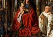 Jan van Eyck, Madonna met kanunnik Joris van der Paele, Groeningemuseum, Brugge