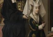 Petrus Christus, Isabella van Portugal met de heilige Elisabeth, Groeningemuseum