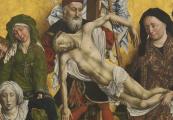 Anonieme meester, Triptiek met de Kruisafneming en schenkersportretten 