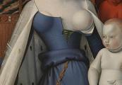 Jean Fouquet, 'Madonna omringd door serafijnen en cherubijnen', KMSKA.